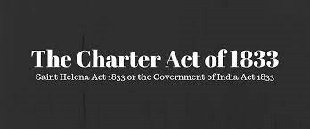 பட்டயச் சட்டம் 1833
