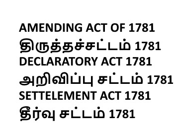 திருத்தச் சட்டம் - 1781