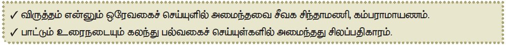 SAMACHEER KALVI 12TH TAMIL காப்பிய இலக்கணம்