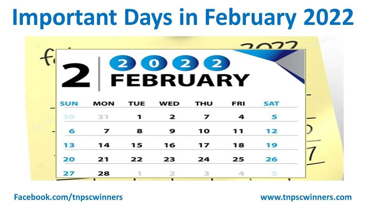 Special Days in February 2022