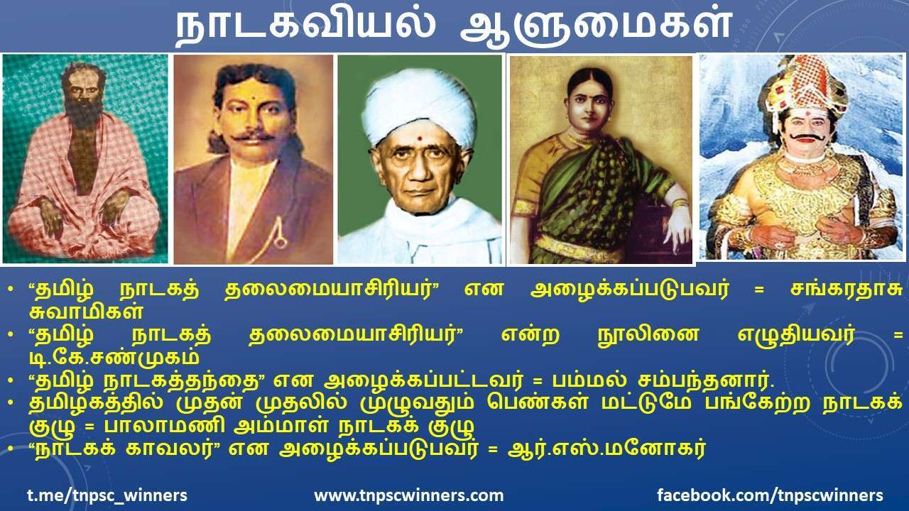 11TH TAMIL நாடகவியல் ஆளுமைகள்