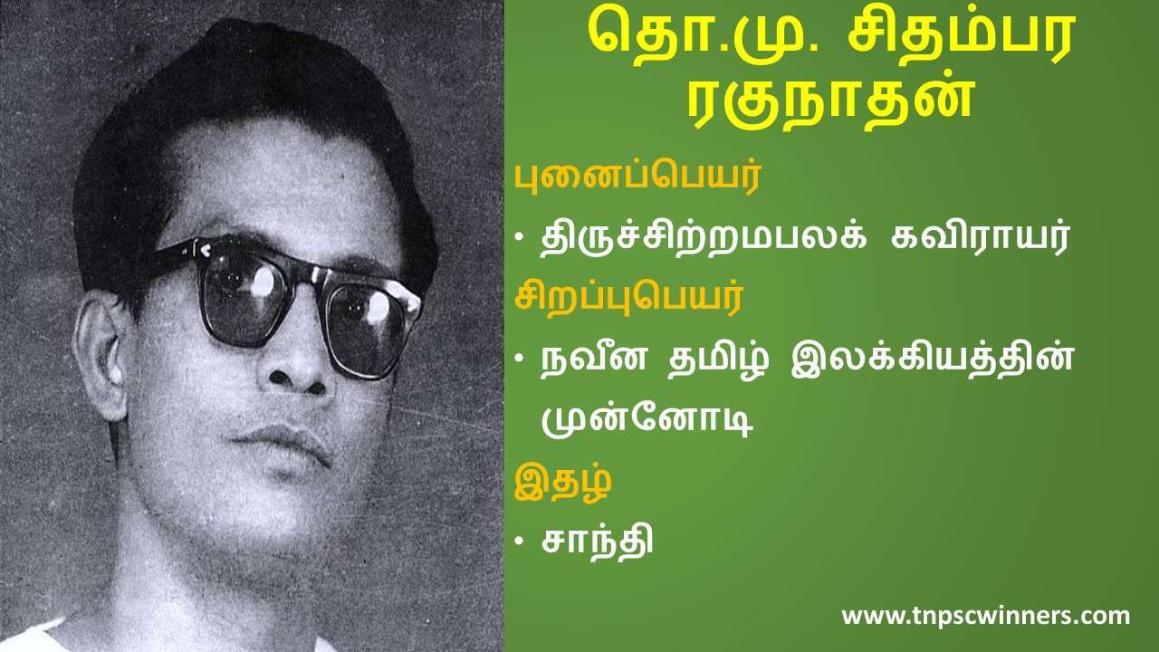 தொ மு சிதம்பர ரகுநாதன்