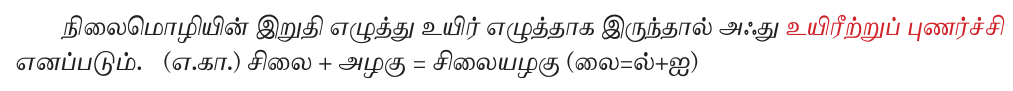 8TH TAMIL புணர்ச்சி