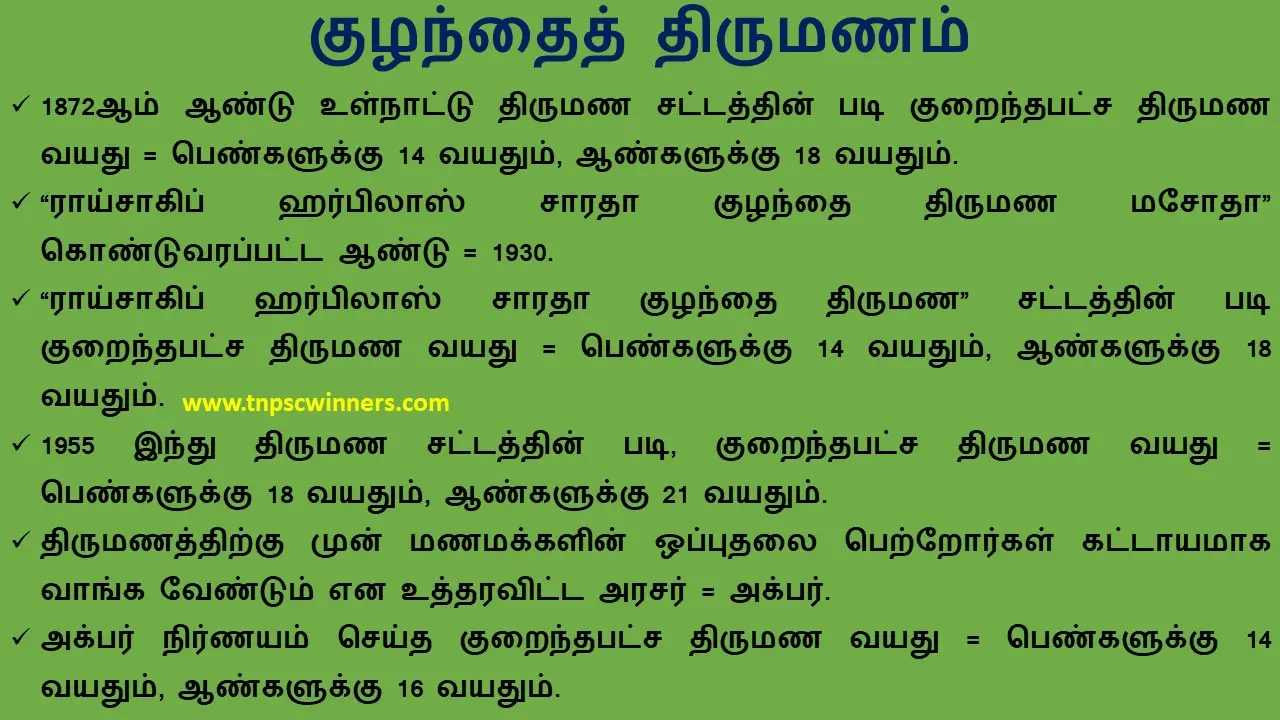 குழந்தைத் திருமணம்