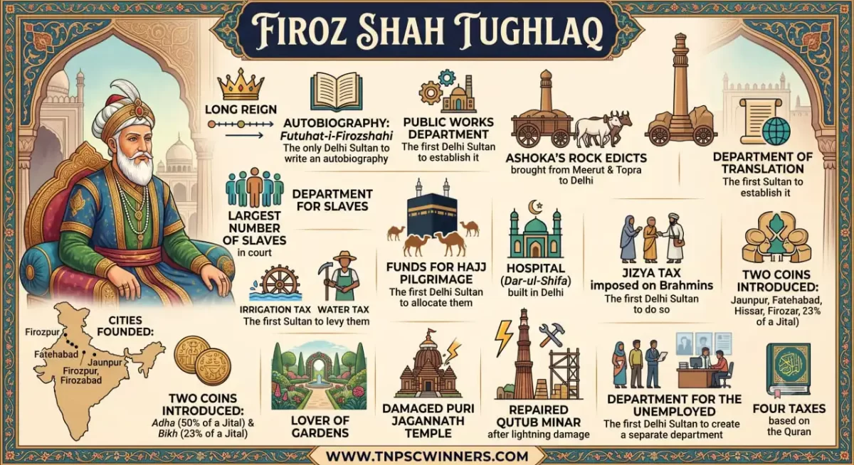 TUGHLAQ DYNASTY HISTORY AND RULERS 4 FIROZ SHAH TUGHLAQ