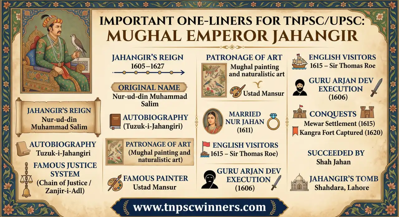 Jahangir Important Points
