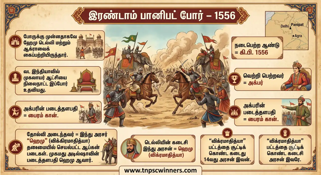 அக்பர் – வாழ்க்கை, ஆட்சி & சாதனைகள் 2 அக்பரின் முக்கிய போர்கள் மற்றும் வெற்றிகள்