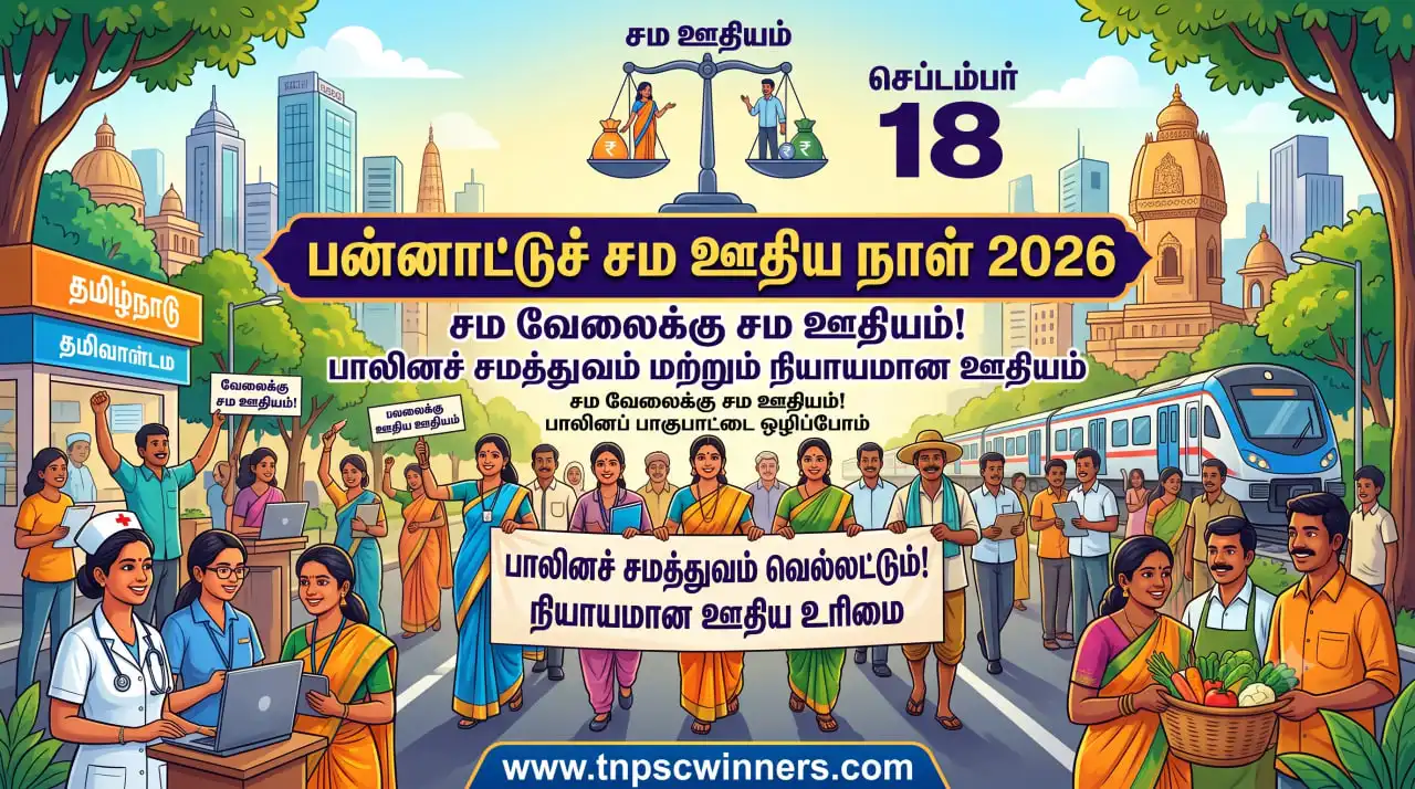 சர்வதேச சம ஊதிய தினம் 2026 வரலாறு & முக்கியத்துவம் 1 சர்வதேச சம ஊதிய தினம் 2026 வரலாறு & முக்கியத்துவம்