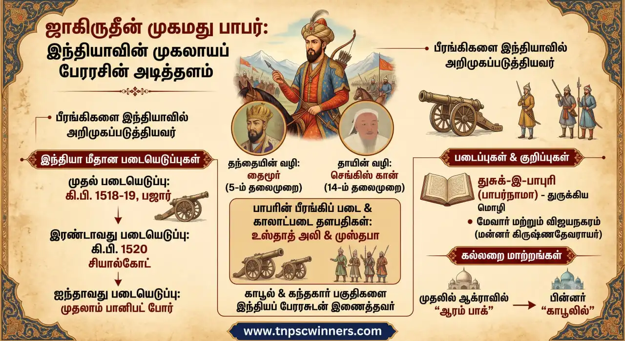 முதல் முகலாயப் பேரரசர் பாபர் 1 முதல் முகலாயப் பேரரசர் பாபர்