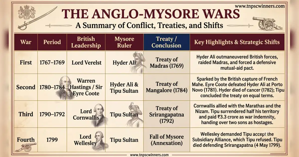 Anglo Mysore Wars 1 Anglo Mysore Wars