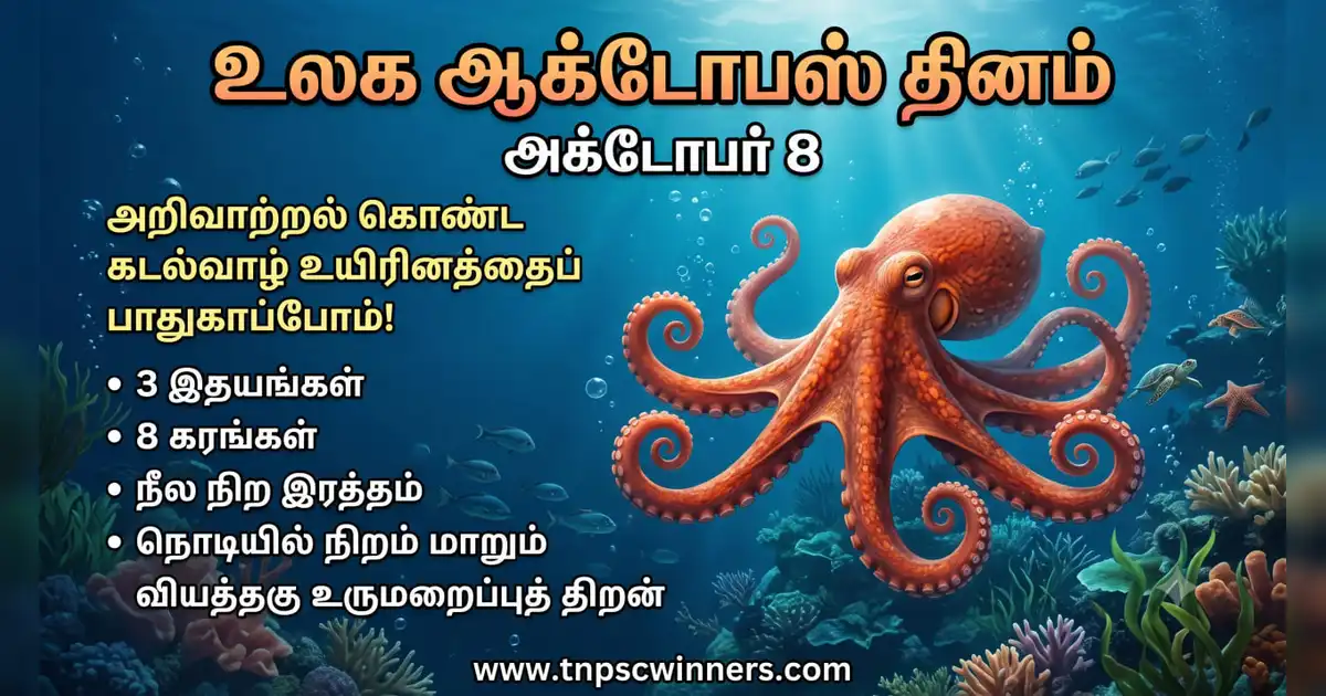 உலக ஆக்டோபஸ் தினம் 2026 1 உலக ஆக்டோபஸ் தினம் 2026