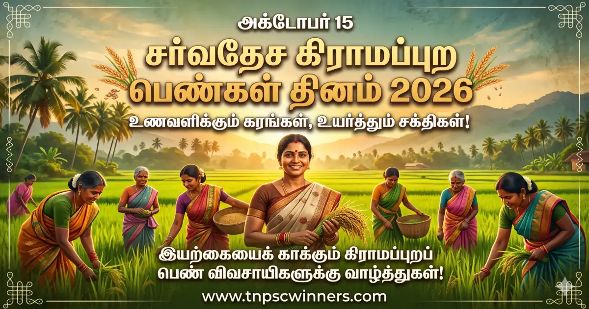 கிராமப்புறப் பெண்களுக்கான சர்வதேச தினம் 2026 1 கிராமப்புறப் பெண்களுக்கான சர்வதேச தினம் 2026