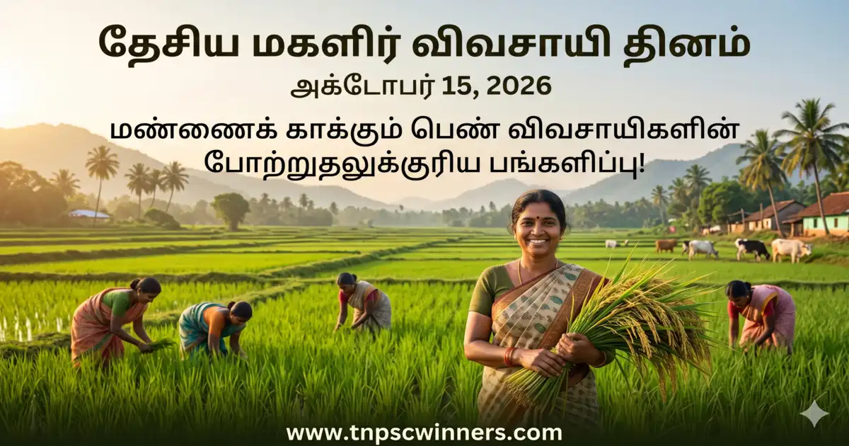 தேசிய பெண் விவசாயிகள் தினம் 2026 1 தேசிய பெண் விவசாயிகள் தினம் 2026